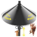 Onlyfly Metal Squirrel Baffle - Squirrel Baffle for Bird Feeder Pole, 19 Inch Heavy Duty Guard