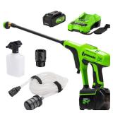 Greenworks POWERALL 24V Cordless 600 PSI Power Cleaner with 4.0Ah Battery and Charger - Retail: $189