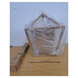 Ojai 10 3-Light Iron Classic Modern Lantern LED Pendant Brass Gold - Retail: $84