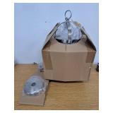 Progress Lighting P3701 Bay Court 1 Light 12  Wide Pendant - Nickel - Retail: $183