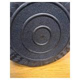 Large Bucket with Handles - 30L/8-Gal Natural Rubber Bucket - Multi Use Yard Waste Bin, Harvesting Basket for Gardening, by Kings County Tools (Black)