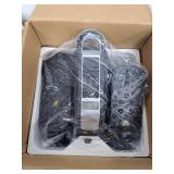 OLIXIS Under Desk Elliptical Machine, Portable Electric Seated Pedal Exerciser with Remote Control, 12 Adjustable Speeds, Manual & Auto Mode, Mini Ellipse Leg Trainer for Home & Office (MISSING POWER 