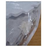 Apasiri Cat House Scratch-Resistant: Indoor Warm Enclosed Felt Bed Cave with Hanging Ball Toy, No-Tool Assembly 13.4x13.4x9.85 Inch Interior