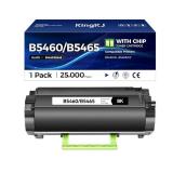 KingKJ B5460 B5465 High Yield Toner Cartridge 1-Pack Replacement for Dell 2TTWC 331-9797 331-9756 331-9755 03YNJ 332-0131 Toner Compatible for Dell B5460dn B5465dnf Laser Printer Ink All-in-One Copier