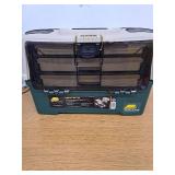 Plano Hybrid Hip Tackle System, One Size, White and Green, Premium Tackle Storage with Removable Drawers, Fits StowAway Utility Boxes, Storage for Fishing