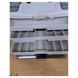 Plano Hybrid Hip Tackle System, One Size, White and Green, Premium Tackle Storage with Removable Drawers, Fits StowAway Utility Boxes, Storage for Fishing