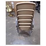 FDP 10' School Stack Chair, Stacking Student Seat with Chromed Steel Legs and Nylon Swivel Glides; For In-Home Learning or Classroom - Sand (6-Pack), 10356-SD - Retail: $202