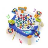 Toy Counting STEM Set Game for Kids Toddlers 3-5, with 360° Rotation, 1-8 Players Board Game for Kids 4-6,