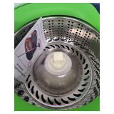 SUGARDAY Spin Mop and Bucket with Wringer Set for Floors Cleaning Heavy duty System, Green