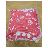 Unisex Christmas Pajamas One-Piece Candy Cane Onesie for Adult Size: Large,