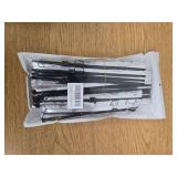 30PCS Reusable Aluminum Foil Sealable Storage Bags, Resealable Vacuum Zipper Pouches for Food, Stand Up Foil Sealable Bags with Label and Zip Lock for Vegetable Fruit Meat (3 Size)