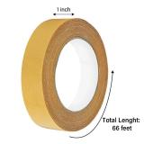 2 Count of Zolvixar 2 Rolls Double Sided Rug Tape 1 Inch x 66 Feet