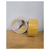 2 Count of Zolvixar 2 Rolls Double Sided Rug Tape 1 Inch x 66 Feet