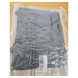 Women's Black Fitted T-Shirt Double Lined Slim Fit Tee, Size- LARGE