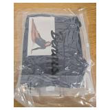 Benassie Women's Black Fitted T-Shirt Double Lined Slim Fit Tee Size-LARGE