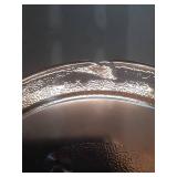 21 in. 1.1 Cu. Ft. 1000-Watt Countertop Microwave Oven in Fingerprint Resistant Stainless Steel and Bar Handle (Damaged Glass Plate) - Retail: $109