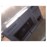 21 in. 1.1 Cu. Ft. 1000-Watt Countertop Microwave Oven in Fingerprint Resistant Stainless Steel and Bar Handle (Damaged Glass Plate) - Retail: $109