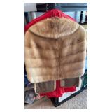 Vintage Clearfield Furs genuine Royal Pastel Mink stole (small stain on lining)