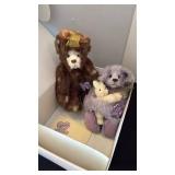 Annette Funicello collectible bears with box