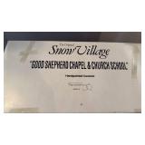 Department 56 Snow Village Good Shepard Chapel and Church School