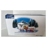 Department 56 Snow Village Another Mans Treasure Garage