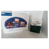 Department 56 Snow Village Roadside Billboards Set and cars