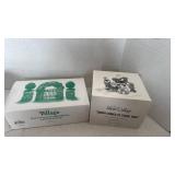 Department 56 Snow Village Collection - Santa Comes to Town 1995/1996 & Stone Corner Set