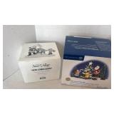 Department 56 Snow Village Here Comes Santa 2001, kids tree house and here comes Santa