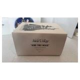 Department 56 Snow Village Here Comes Santa 2001, kids tree house and here comes Santa