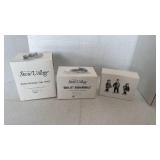 Department 56 Snow kids around the tree, figurines and snowmobile