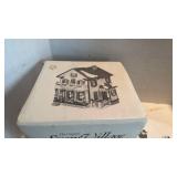 Department 56 Original Snow Village peppermint porch day car and figurines