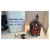 Department 56 snow village new school house