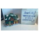 Department 56 Snow Village Factory
