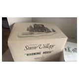 Department 56 Snow Village Moving Day  Ceramic Set and warming house