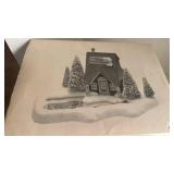 Department 56 Snow Village Moving Day  Ceramic Set and warming house