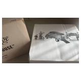 Department 56 Snow Village Moving Day  Ceramic Set and warming house