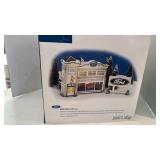 Department 56 Snow Village Uptown Motors Ford Dealership