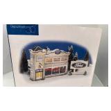 Department 56 Snow Village Uptown Motors Ford Dealership