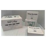 Snow Village Pint-size Pony Rides & Spotlight Sets