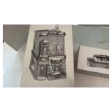 Snow Village Christmas Shop and On The Road Again Set