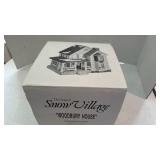 Department 56 Snow Village Woodbury House Ceramic Building