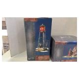 Department 56 Bucks  County Water Tower and Gas Pump Set