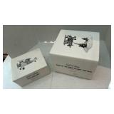 Department 56 snow village spirit of the snow village airplane and little blue plane