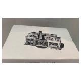 Department 56 Snow Village Reindeer Bus Depot Building