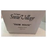 Original Snow Village Farm House Ceramic Building