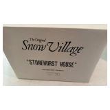 Snow Village Stonehurst House Ceramic Building