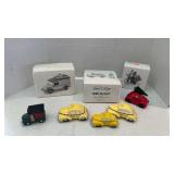 Department 56 and Hallmark vehicles