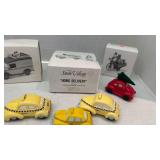 Department 56 and Hallmark vehicles