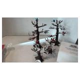 Department 56 trees, vhs tape and van