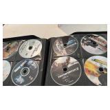 Case of DVDs approx 200 including Harry Potter, James Bond and more